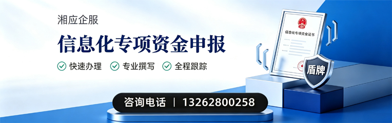 陕西信息化专项资金申报服务