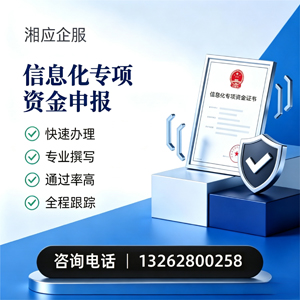 陕西信息化专项资金申报服务